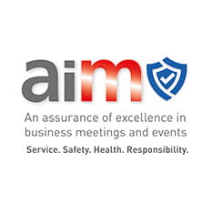 Logo: Aim - an assurance of excellence in business marketing and events