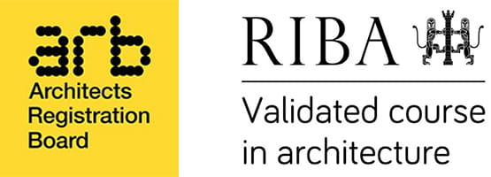 Architects Registration Board and Royal Institute of British Architects (RIBA) logos