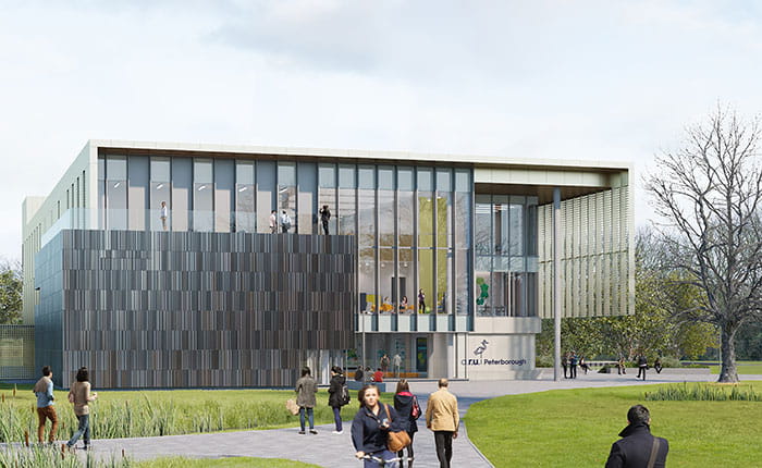 Artist's impression of ARU Peterborough