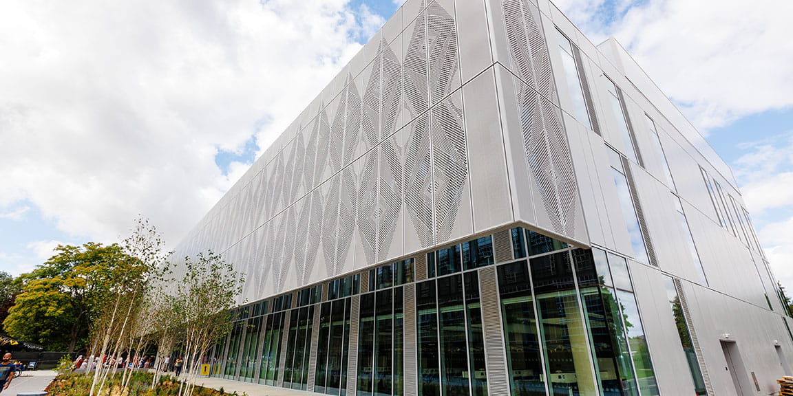 External view of the University House building at ARU Peterborough 