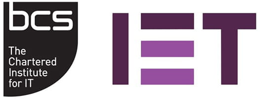 Cisco Network Academy, BCS and IET logos