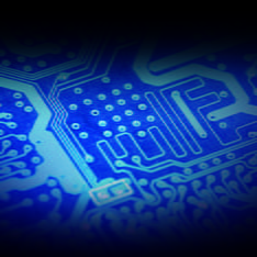 Close-up of IT equipment