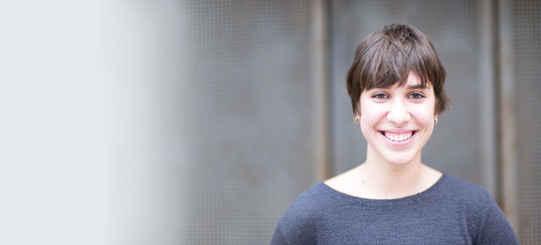 Smiling female student