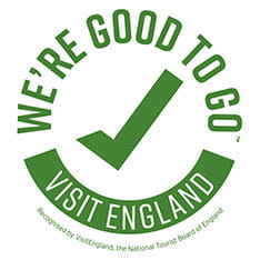 We're good to go: Visit England logo