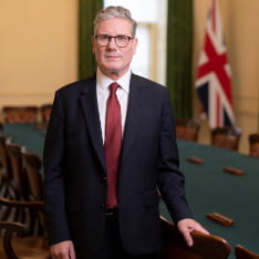 Keir Starmer in the Cabinet Office