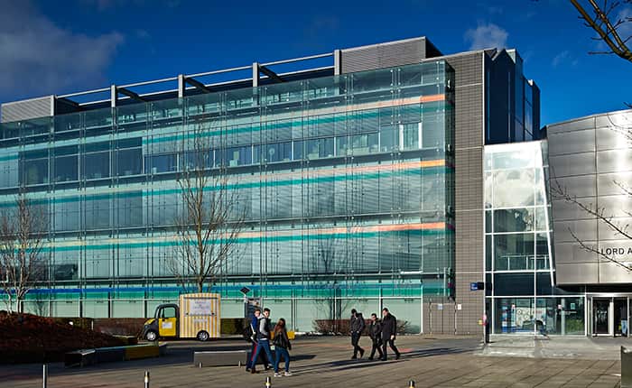 Buildings on Anglia Ruskin University's Chelmsford campus
