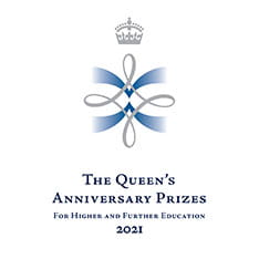 The Queen's Anniversary Prize 2021 logo