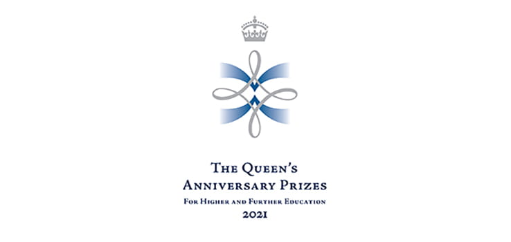 The Queen's Anniversary Prize logo