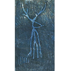 Print based on deer design