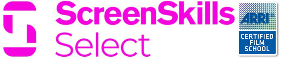 ScreenSkills Select and ARRI Certified Film School logos