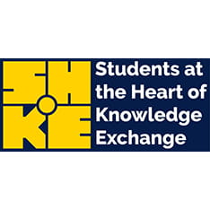 Students at the Heart of Knowledge Exchange (SHoKE) logo