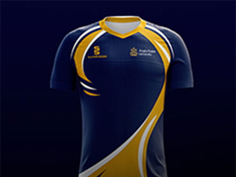 An ARU sports shirt