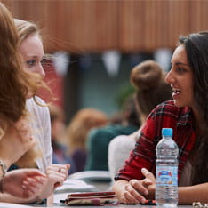 Happy students