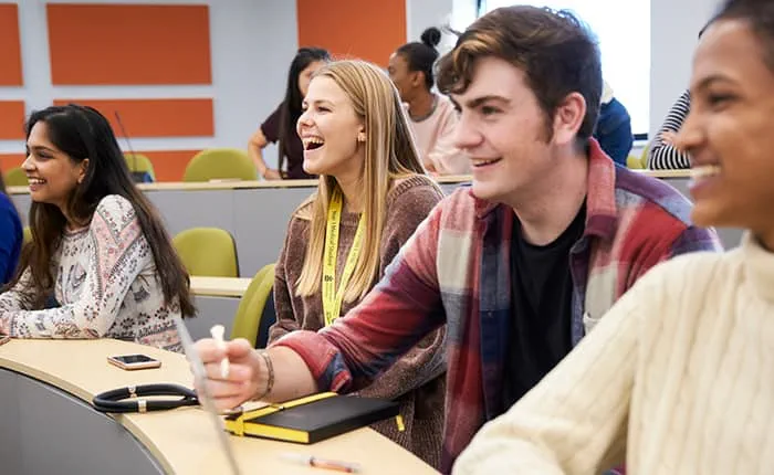 Students in a lecture